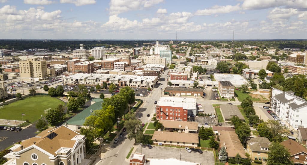Aerial photo of Springfield MO
